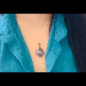 Amethyst Crystal Healing Necklace